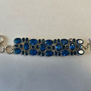 Silver London Blue Topaz Lolite Bracelet